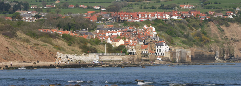 The sea-front - Runswick Bay